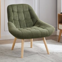Brittany Rubberwood Accent Chair